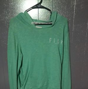 Pink nation green sweater size medium